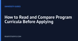 How to Read and Compare Program Curricula Before Applying cover image