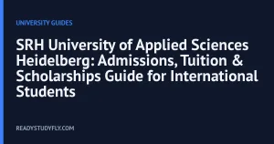 SRH University of Applied Sciences Heidelberg: Admissions, Tuition & Scholarships Guide for International Students cover image