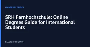 SRH Fernhochschule: Online Degrees Guide for International Students cover image