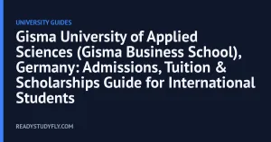 Gisma University of Applied Sciences (Gisma Business School), Germany: Admissions, Tuition & Scholarships Guide for International Students cover image
