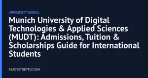 Munich University of Digital Technologies & Applied Sciences (MUDT): Admissions, Tuition & Scholarships Guide for International Students cover image