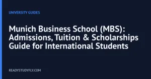 Munich Business School (MBS): Admissions, Tuition & Scholarships Guide for International Students cover image