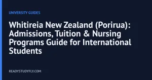 Whitireia New Zealand (Porirua): Admissions, Tuition & Nursing Programs Guide for International Students cover image