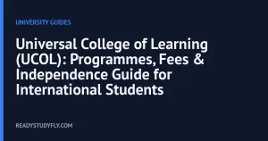 Universal College of Learning (UCOL): Programmes, Fees & Independence Guide for International Students cover image