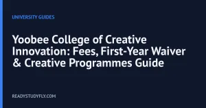 Yoobee College of Creative Innovation: Fees, First-Year Waiver & Creative Programmes Guide cover image