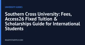 Southern Cross University: Fees, Access26 Fixed Tuition & Scholarships Guide for International Students cover image
