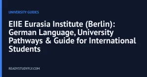 EIIE Eurasia Institute (Berlin): German Language, University Pathways & Guide for International Students cover image