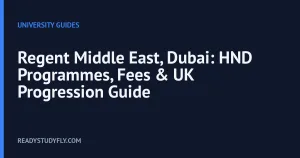 Regent Middle East, Dubai: HND Programmes, Fees & UK Progression Guide cover image