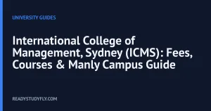 International College of Management, Sydney (ICMS): Fees, Courses & Manly Campus Guide cover image