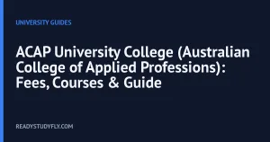 ACAP University College (Australian College of Applied Professions): Fees, Courses & Guide cover image