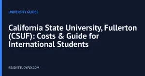California State University, Fullerton (CSUF): Costs & Guide for International Students cover image