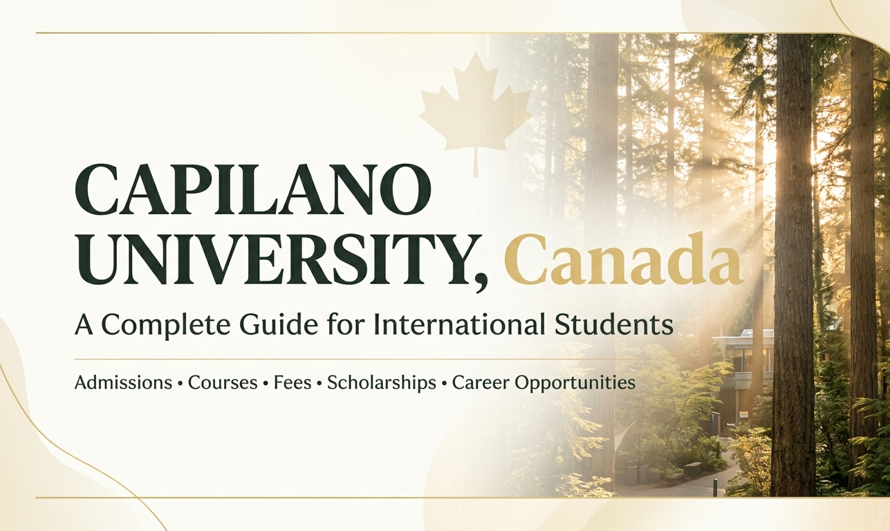 Capilano University: A Creative and Career-Focused University in Beautiful British Columbia